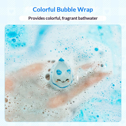 Kids Ocean Bath Bombs with Surprise Sea Animal Toys, Natural Fizzy Bath Bomb Set, Birthday