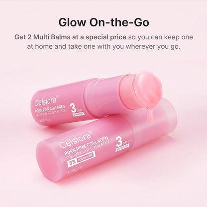Celsiora®  PDRN Pink Collagen Volume Multi Balm Stick