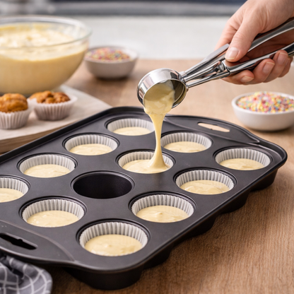 biluti® 12-Cup Mini Cheesecake Pan – Removable Base