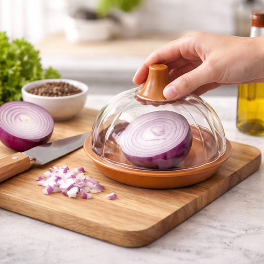 biluti® Clear Onion Saver – BPA-Free Reusable Storage Pod