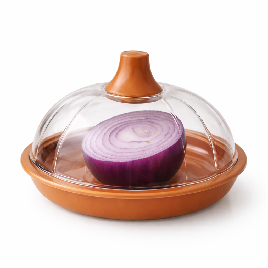 biluti® Clear Onion Saver – BPA-Free Reusable Storage Pod