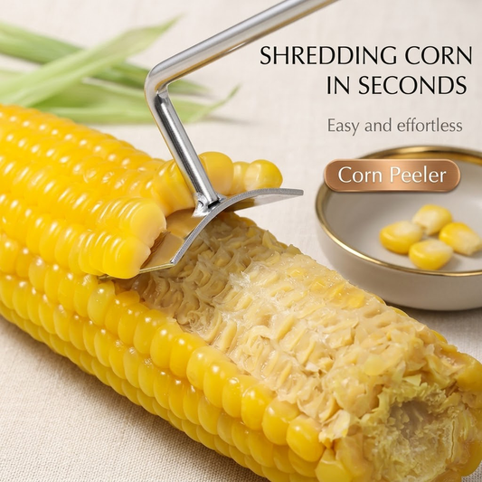 Navozilo® Stainless Steel Corn Peeler – Premium Kernel Stripping Tool