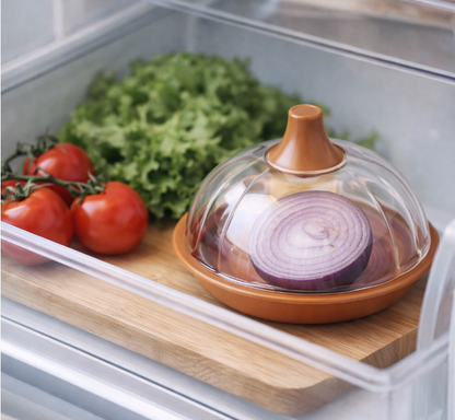 biluti® Clear Onion Saver – BPA-Free Reusable Storage Pod